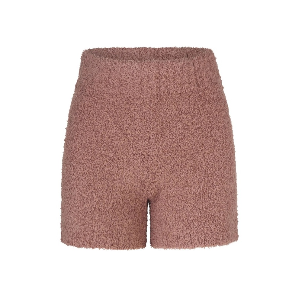 SKIMS COZY KNIT SHORTS ROSE CLAY